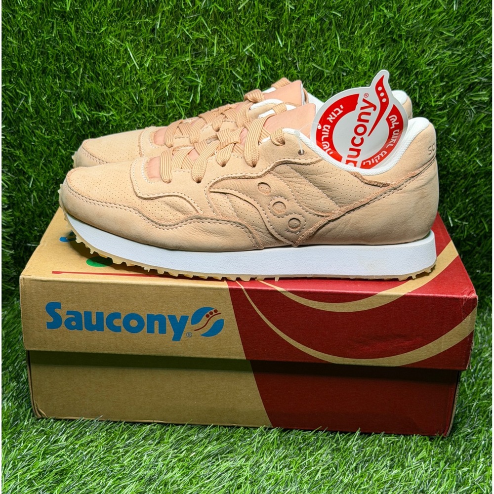 Saucony DXN Trainer CL Pink Rose Leather Sneakers S60360-3 Womens 7.5 NEW